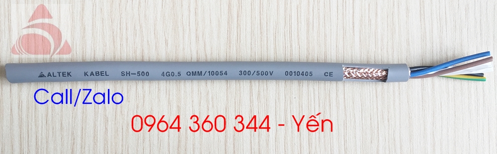 Cáp điều khiển có lưới chống nhiễu Altek Kabel